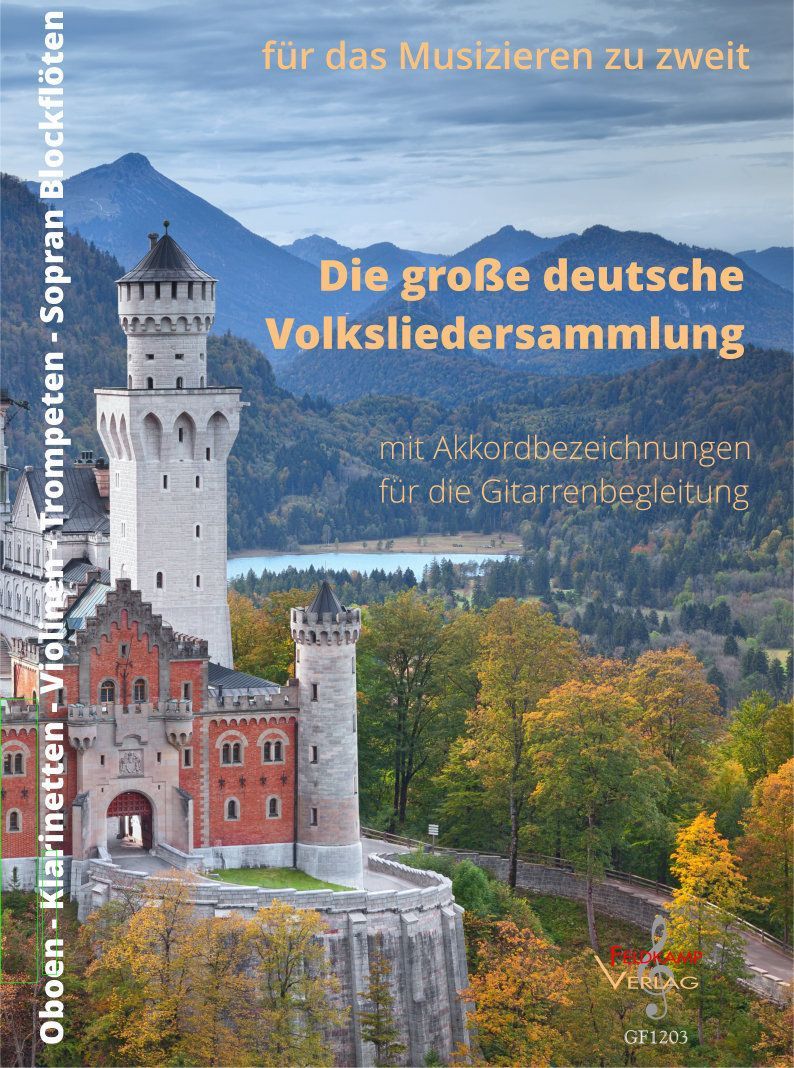 Die große deutsche Volksliedersammlung Sing-Spielpartitur 2 Blockflöten GF1203_00054582_