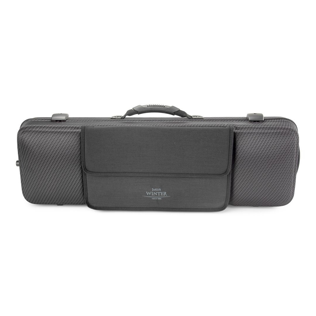 JW Koffer Etui Violine 4/4 - 3/4, 51025CABNB,Notentasche, Carbondesign, 2,00 kg