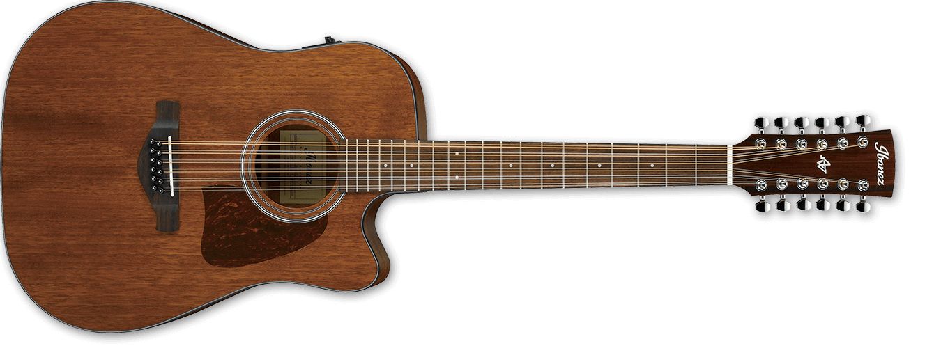 Ibanez AW5412CE-OPN 12-Saiter Akustikgitarre mit Pickup, massive Mahagonidecke_00036084_
