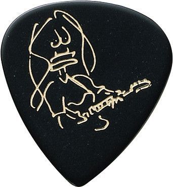 Ibanez Paul Gilbert Guitar-Pick Black 6er Pack Celluloid Plektren Heavy 1mm 