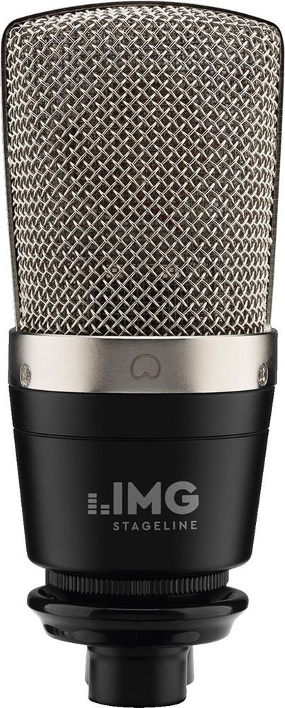 IMG Stage Line ECMS-60 Großmembran-Kondensator-Mikrofon mit Stativklemme