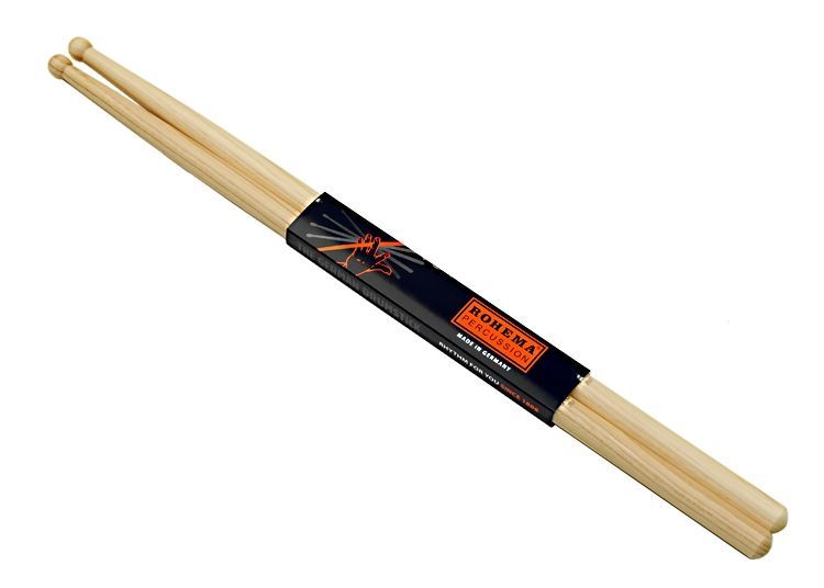 Rohema Step 707 Rounded Tip Hickory Drumsticks 61305