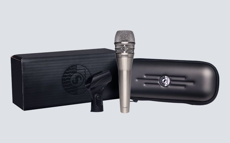 Shure KSM8 nickel Dualdyne Gesangsmikrofon mit 2 Membranen, dynamisch_00033231_