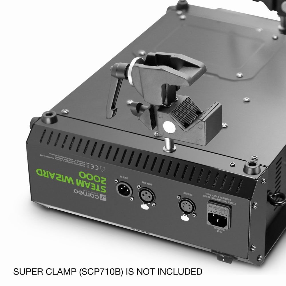 Cameo STEAM WIZARD 2000 Nebelmaschine mit RGBA-LEDs für farbige Nebeleffekte_00034974_