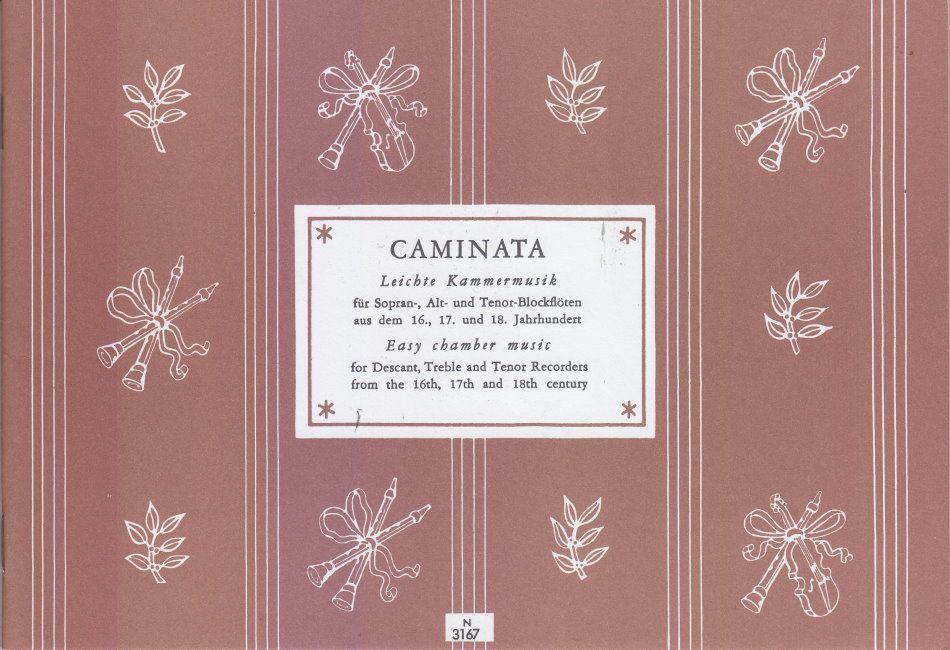 Noten Caminata Leichte Kammermusik N 3167 Blockflöte 