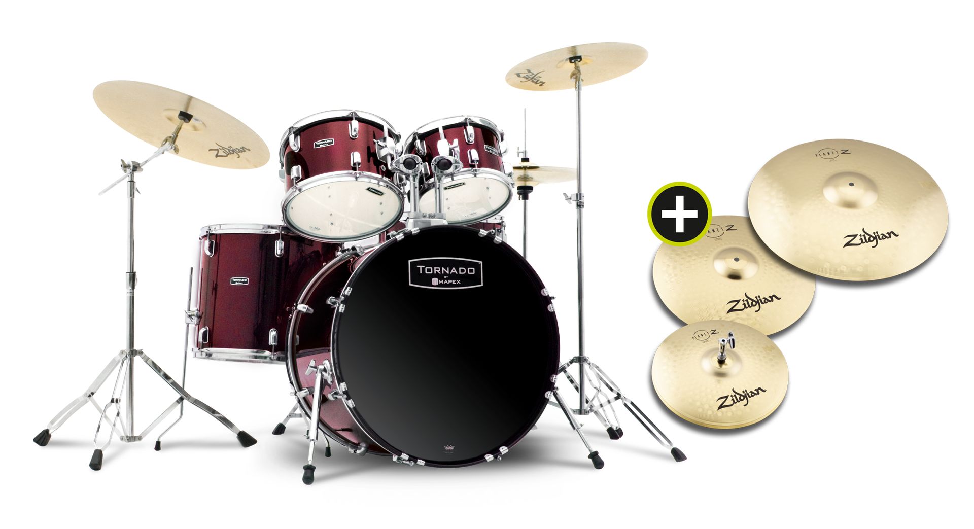 Mapex Tornado Studio Zildjian Set DR