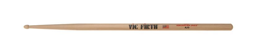 0750795011209 - Vic-Firth - AJ3 Sticks American Jazz Wood Tip