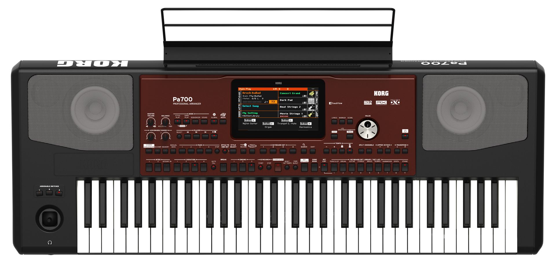 Korg PA-700 Entertainer-Workstation mit über 370 Styles,über 1700 Sounds, PA700