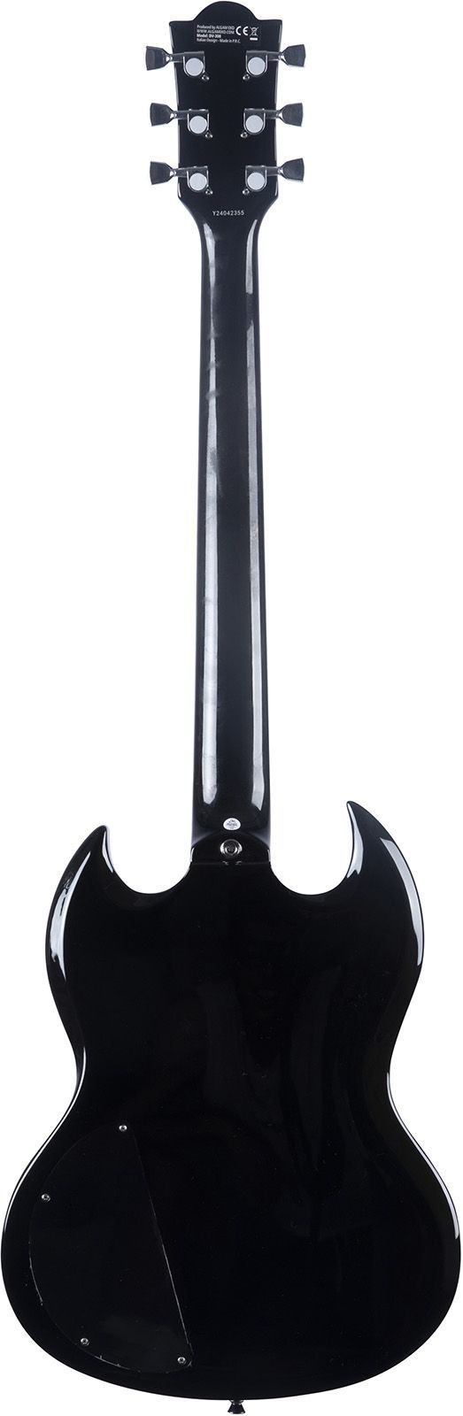 EKO GEE DV300-BLK E-Gitarre Double Cut schwarz