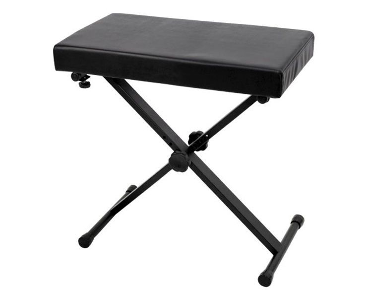 Keyboardbank Metall KB40, 56 - 66cm höhenverstellbar, 7cm Polster