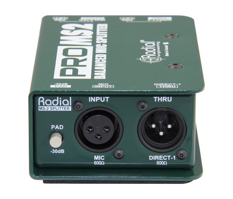 Radial Engineering ProMS2 Passiver Mikrofonsplitter  1 auf 3