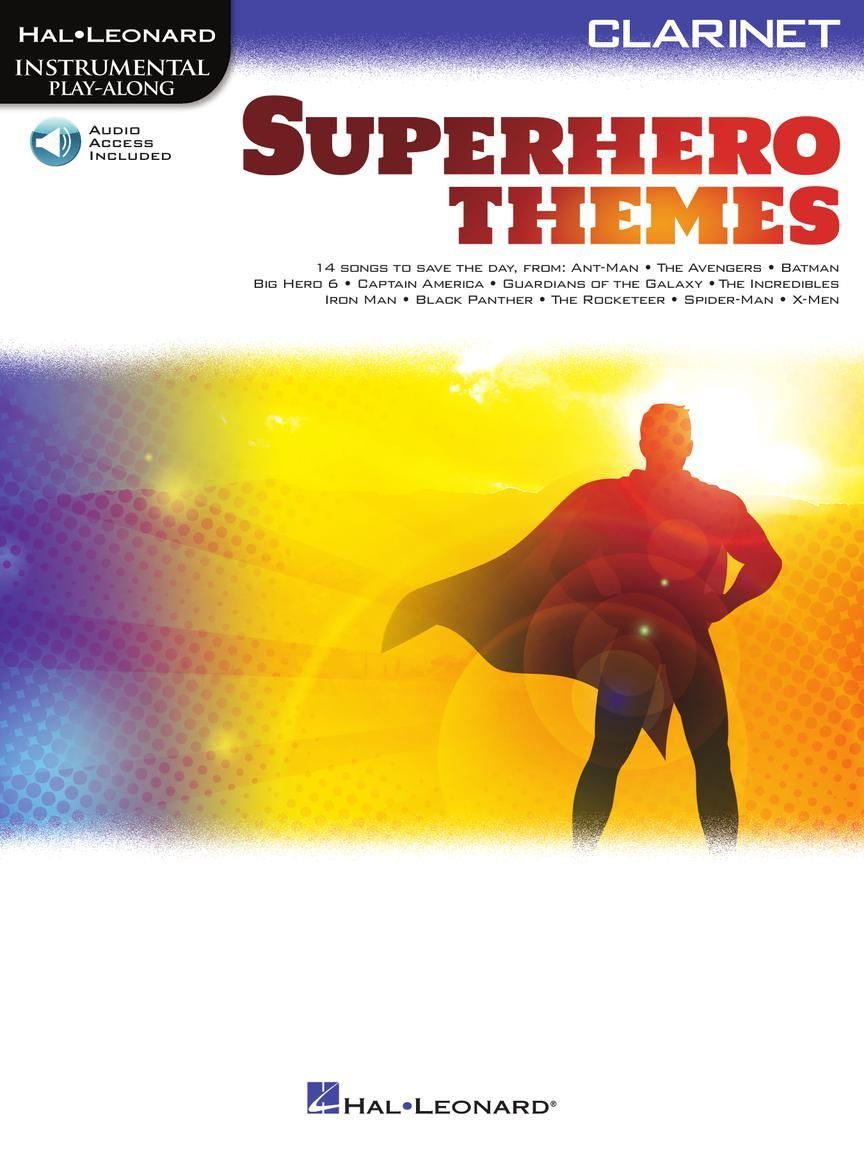 Noten Superhero Themes Instrumental Play-Along für Klarinette HL 363196