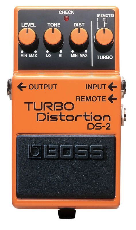 Boss DS-2 Turbo Distortion, Effektgerät für E-Gitarre