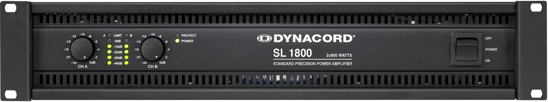 Dynacord SL 1800 Endstufe  2x900 Watt 2HE Power Amp 