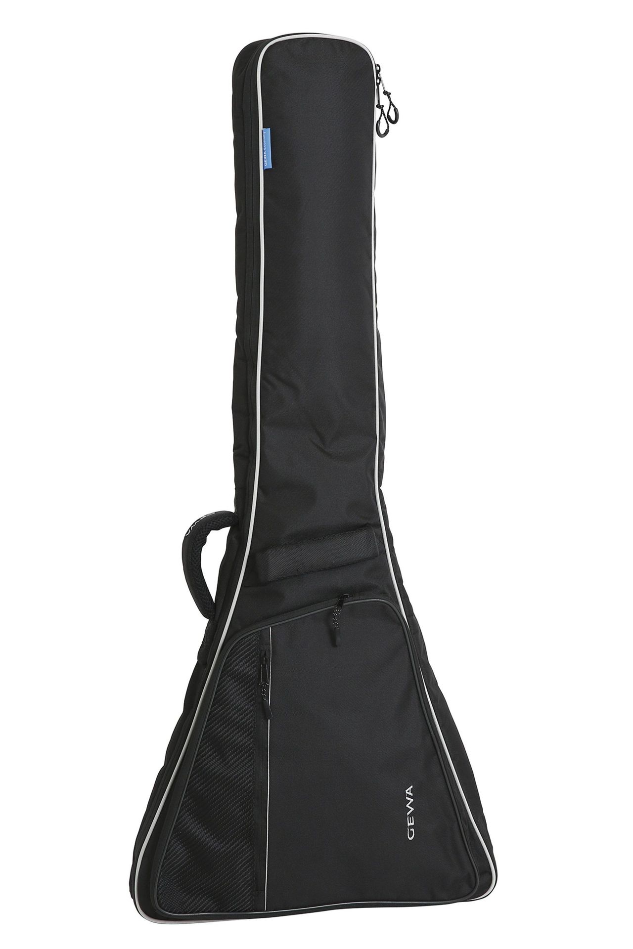 GEWA Gigbag Economy für E-Gitarre V-Form, 12mm Polsterung, black