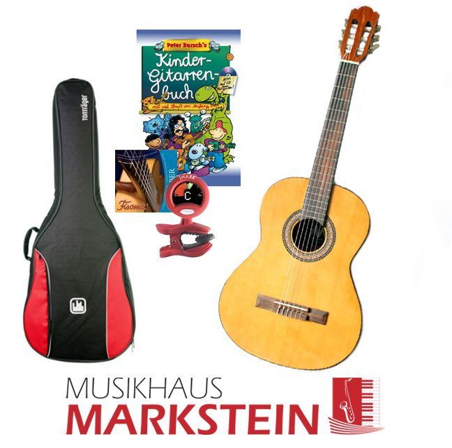 MarkGuitar Junior 3/4 SET Paket: Gitarre lernen