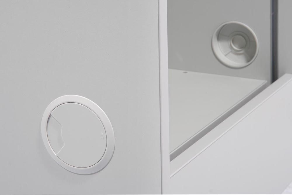 MHM 19" Rack Einbauschrank lichtgrau, Studiomöbel, Medienschrank MHM 19" Rack Einbauschrank lichtgrau, Studiomöbel, Medienschrank