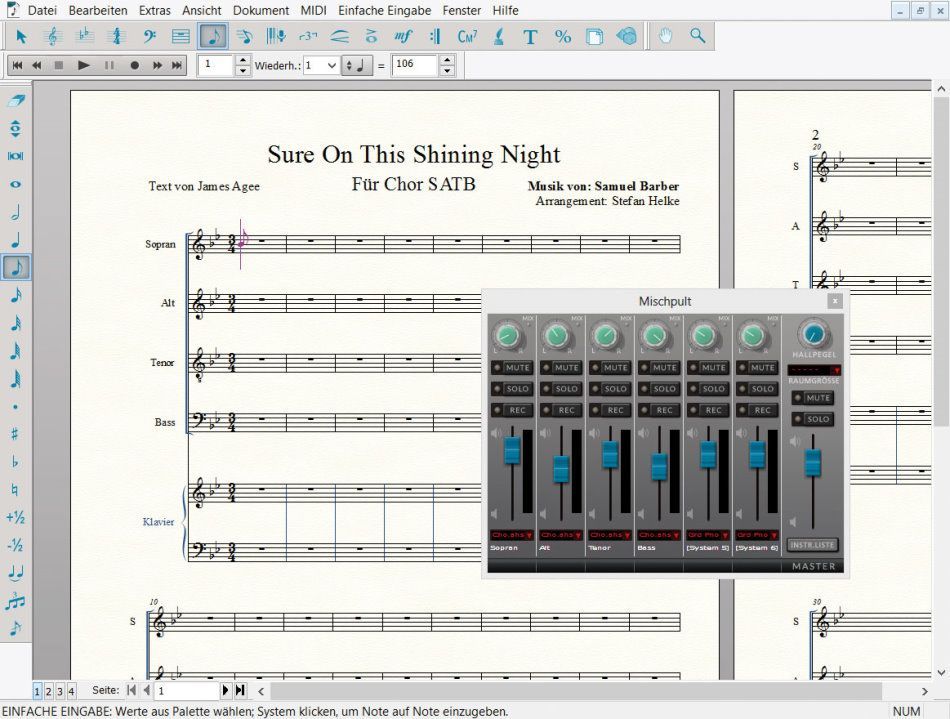 Makemusic Finale PrintMusic 2014 (D) Notationssoftware mit Liedtextfunktionen 