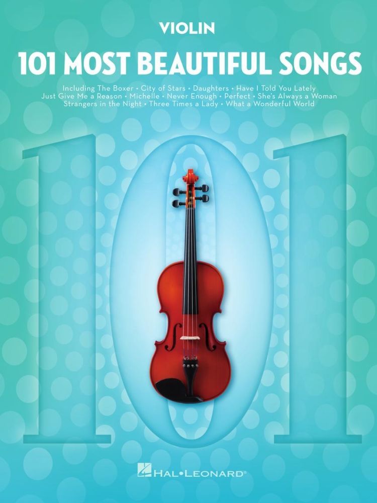 Noten 101 Most Beautiful Songs Violine Geige HL 291047 Pop- & Instrumentalmusik