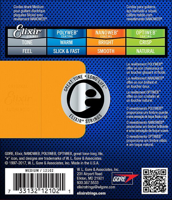 Elixir E-Gitarren Saiten Nanoweb 11-49_00041169_