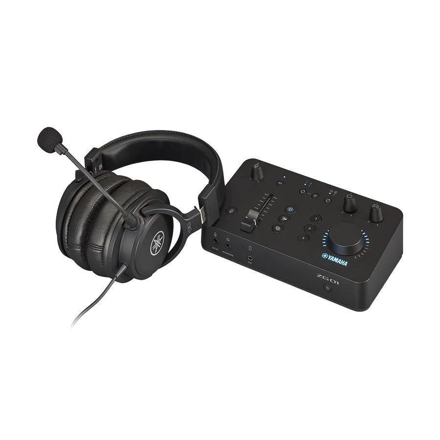 Yamaha ZG01 Pack Game Streaming Komplettpaket mit Audiomixer und Headset  - Onlineshop Musikhaus Markstein