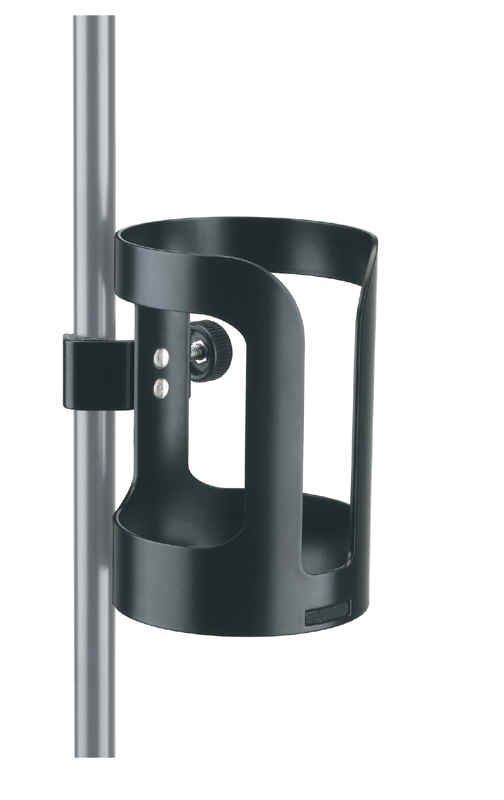 K&M 16022 schwarz Getränkehalter für Mikrofonständer/Notenpult_00012314_