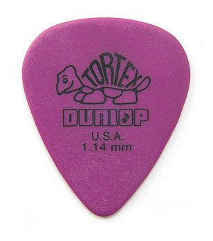 Jim Dunlop Tortex Standard Pick 1,14 mm Purple Plektrum für Gitarre_00029455_