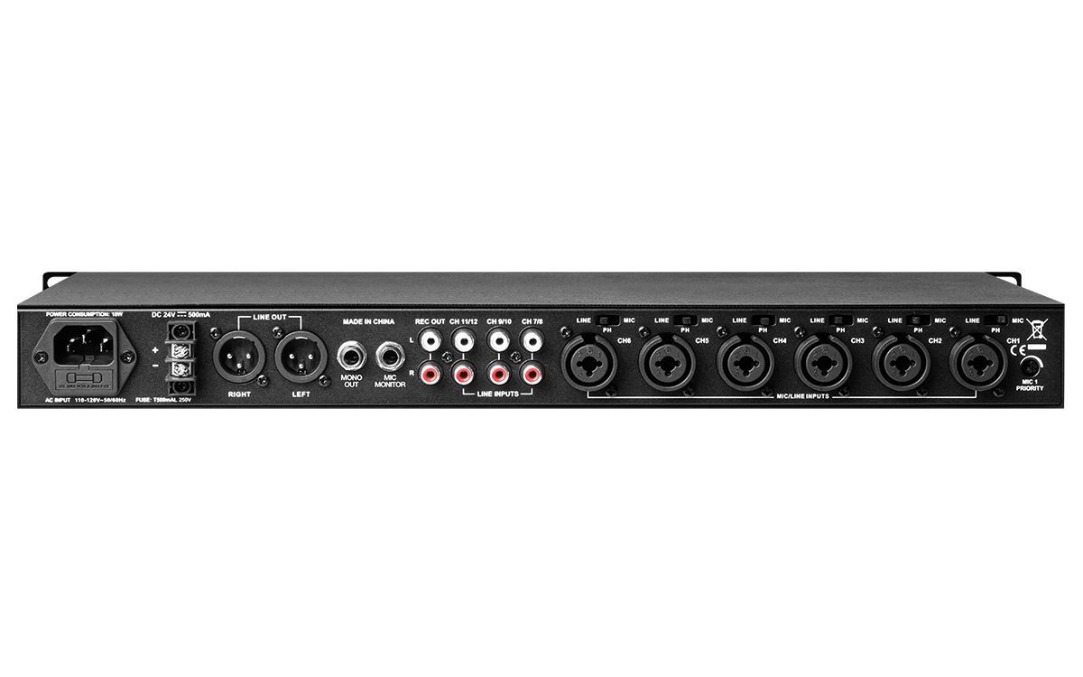 Denon DN-312X  12-Kanal Rackmixer  19" 1 HE