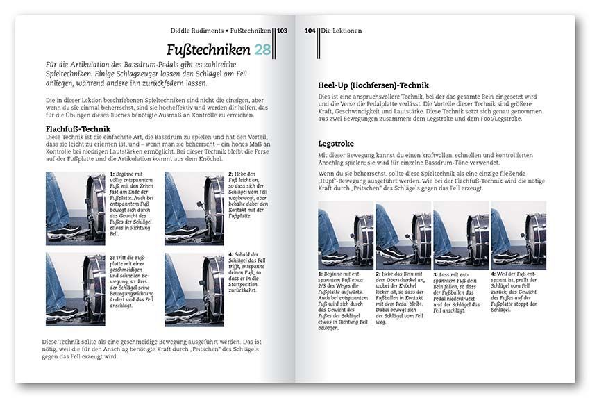 Noten drums der komplettkurs incl. CD Ringbuch von Justin Scott Voggenreiter 817_00011612_