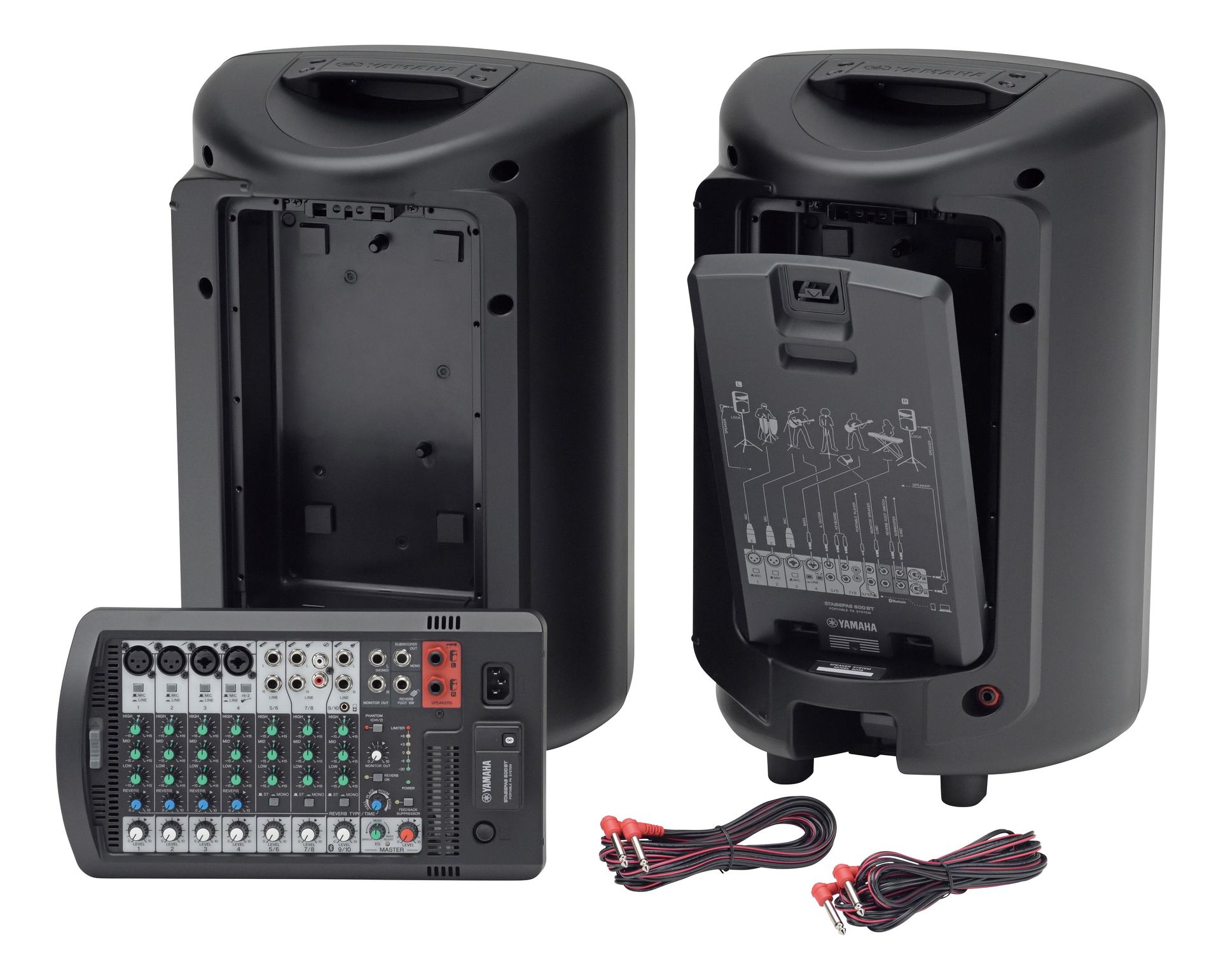 Yamaha Stagepas 600BT Klein-PA, integrierter Powermixer mit Bluetooth_00040191_