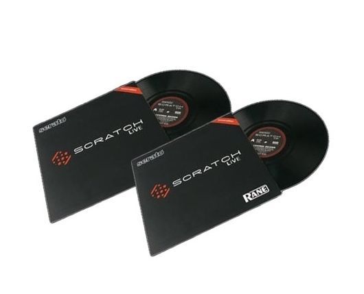 Rane Serato Vinyl Black, Control Vinyl schwarz Doppelpack 