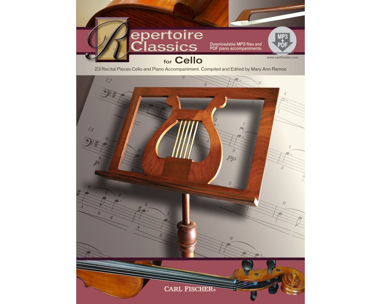 Noten Repertoire classics for Cello & Piano incl. audio-downloadcode CF -BF75 