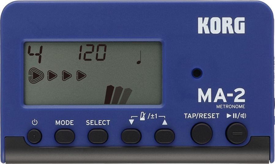 Korg MA-2 black/blue DigitalMetronom mit Ohrhöreranschluss, Display, Speaker_00040336_