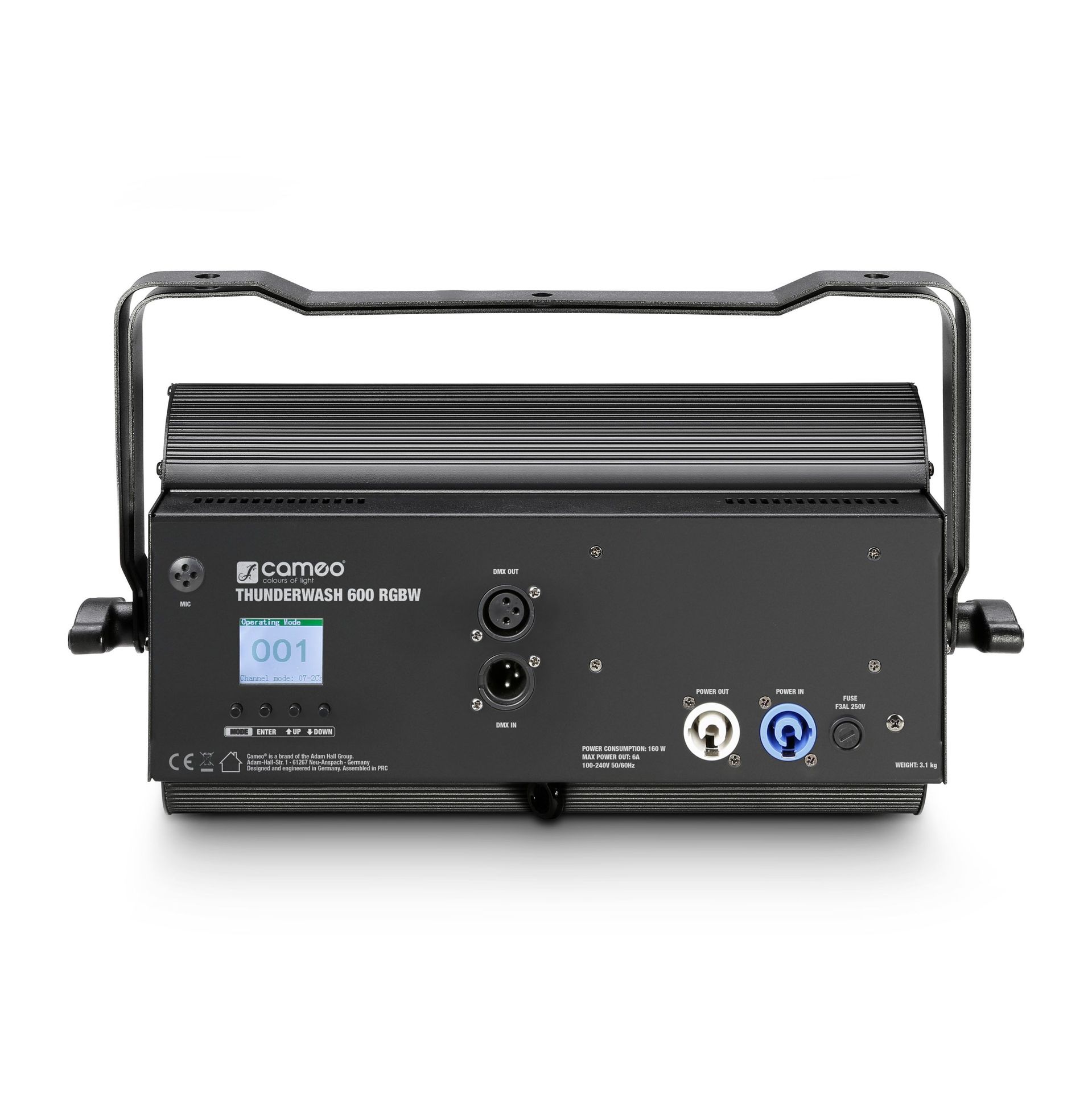 Cameo Thunder Wash 600 RGBW Lichteffekt 3 in 1 Strobe, Blinder und Wash Light_00040816_