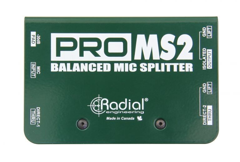 Radial Engineering ProMS2 Passiver Mikrofonsplitter  1 auf 3