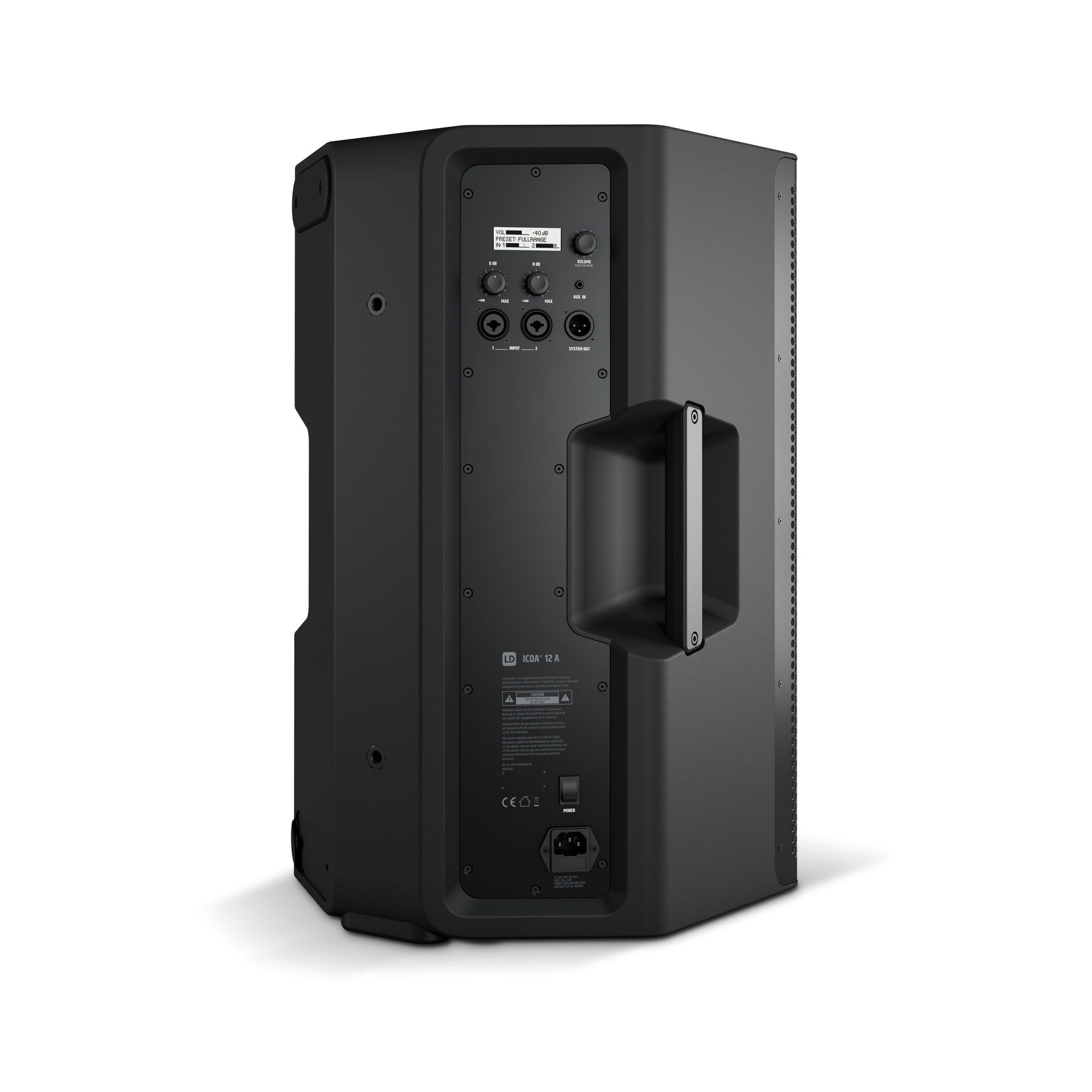 LD Systems ICOA 12 A 12" Aktiver koaxialer PA-Lautsprecher,  Multifunktionsbox_00049390_