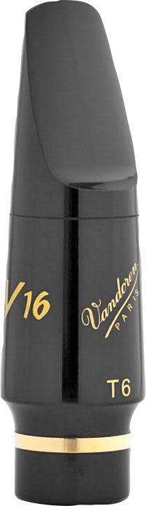 Vandoren V16 T6 Ebonit Tenorsaxophon Mundstück, Bahn 250, Bahnlänge L, SM822E_00041653_