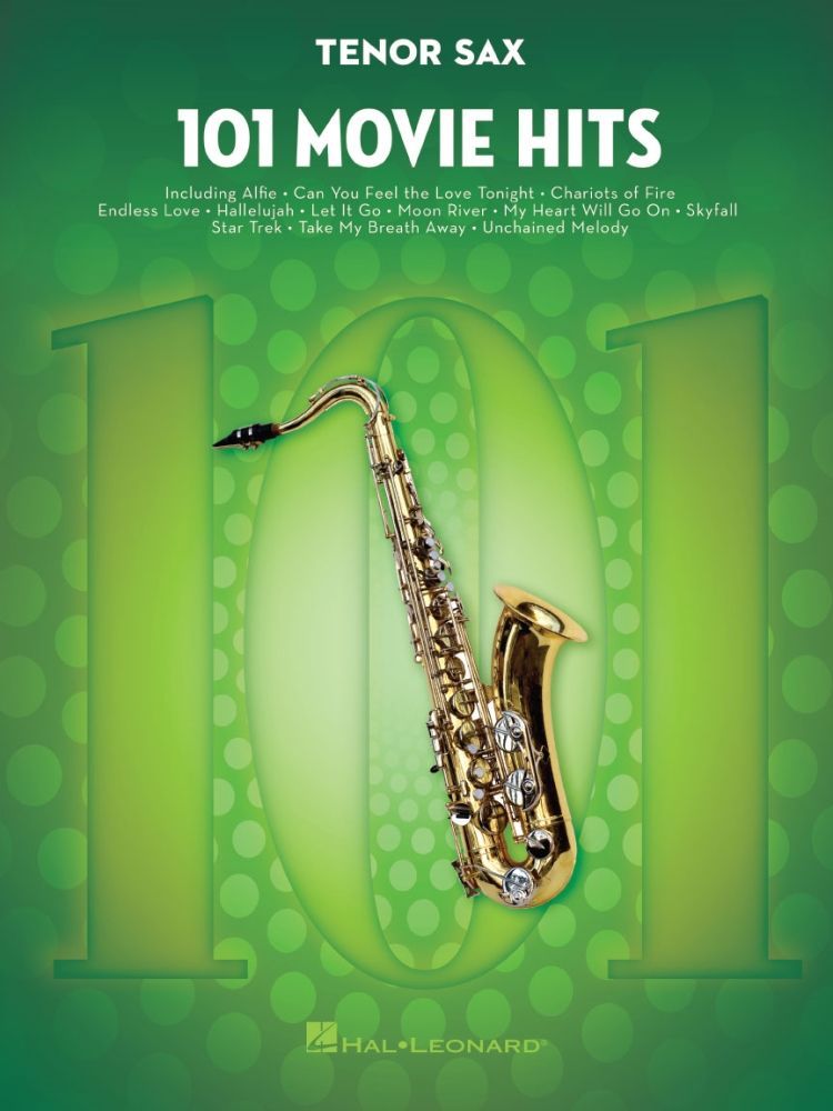 Noten 101 Movie Hits for Tenorsaxophon HL 158090 Soundtracks