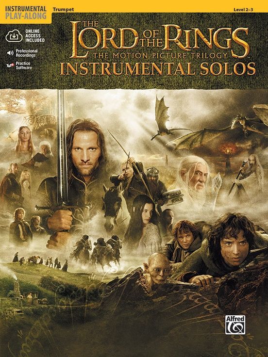 Noten Lord of the rings trilogy instrumental solos Trompete IFM 0408CD