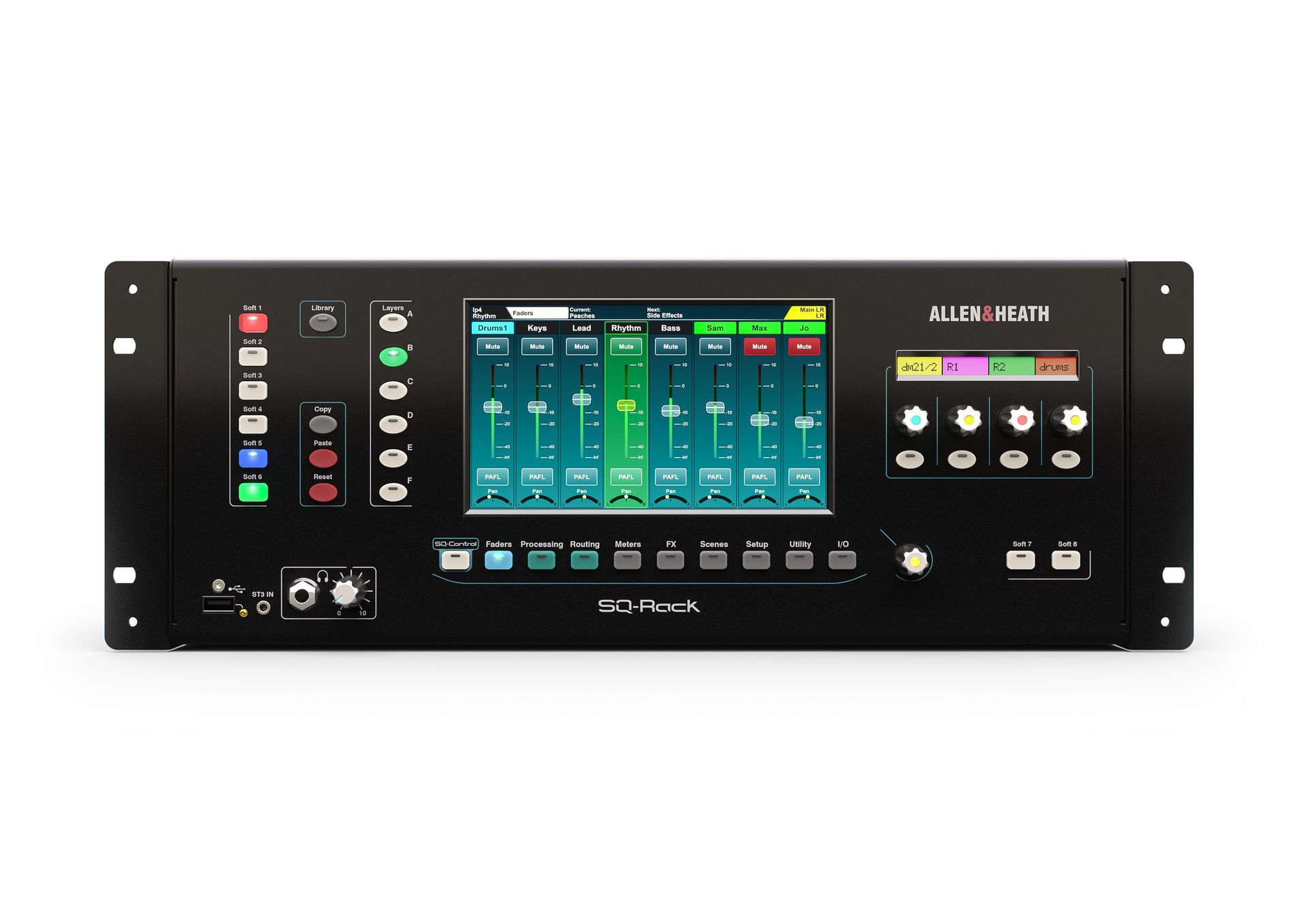 Allen & Heath SQ Rack 48-Kanal Digitalmixer für Live, Studio und Installation_00053803_