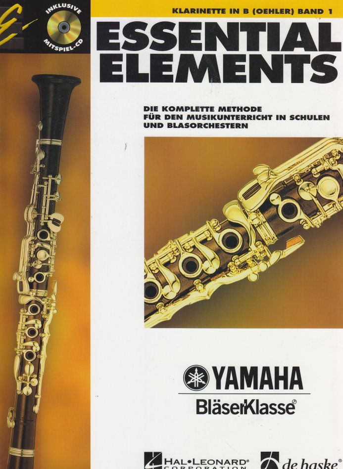Noten ESSENTIAL ELEMENTS 1 Klarinette incl. CD Yamaha Bläserklasse DHE 0566  - Onlineshop Musikhaus Markstein