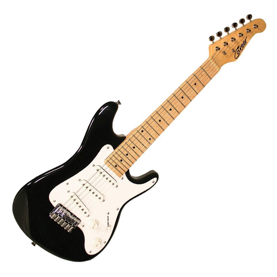 Career Stage 1 Junior E-Gitarre für Kinder Black 57er Mensur