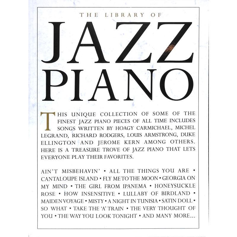Noten The library of Jazz piano HL232520 Klavier Jazz-Bibliothek Klavier