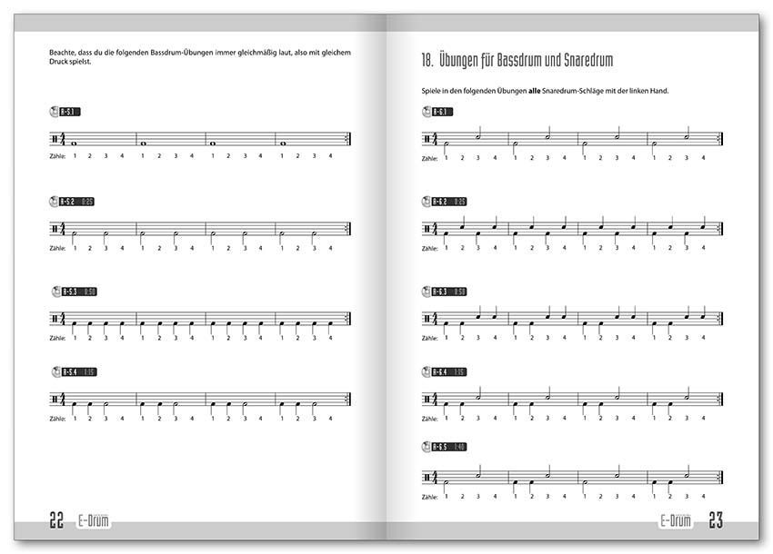 Noten Modern E-Drum Rudiments, Übungen, Fill-ins, Herb Kraus Voggenreiter V 0989