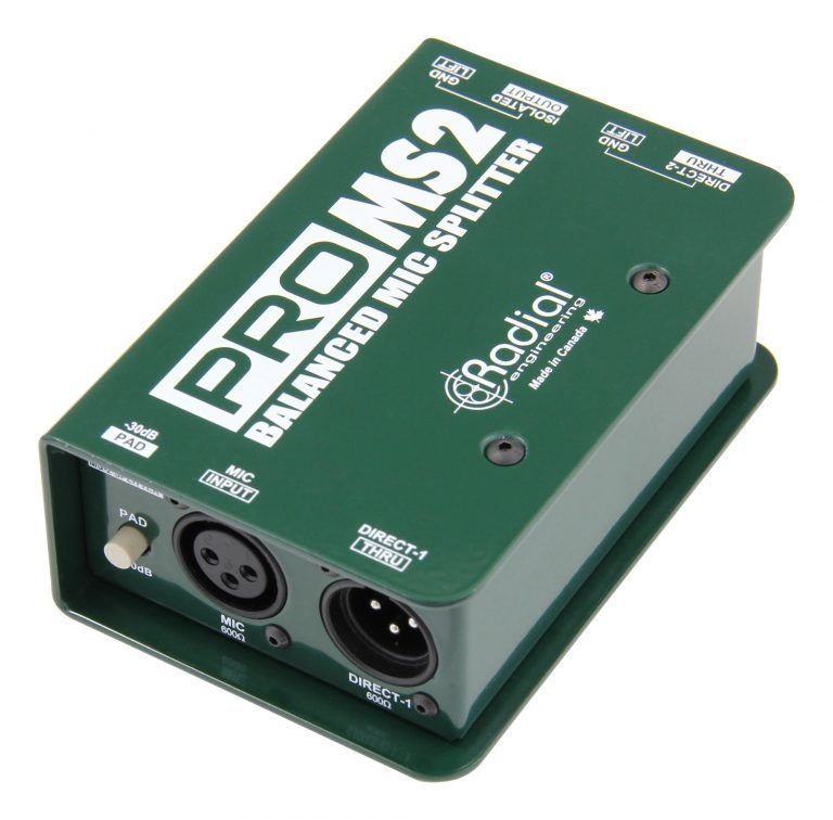 Diboxen - Radial Engineering ProMS2 Passiver Mikrofonsplitter 1 auf 3 - Onlineshop Musikhaus Markstein
