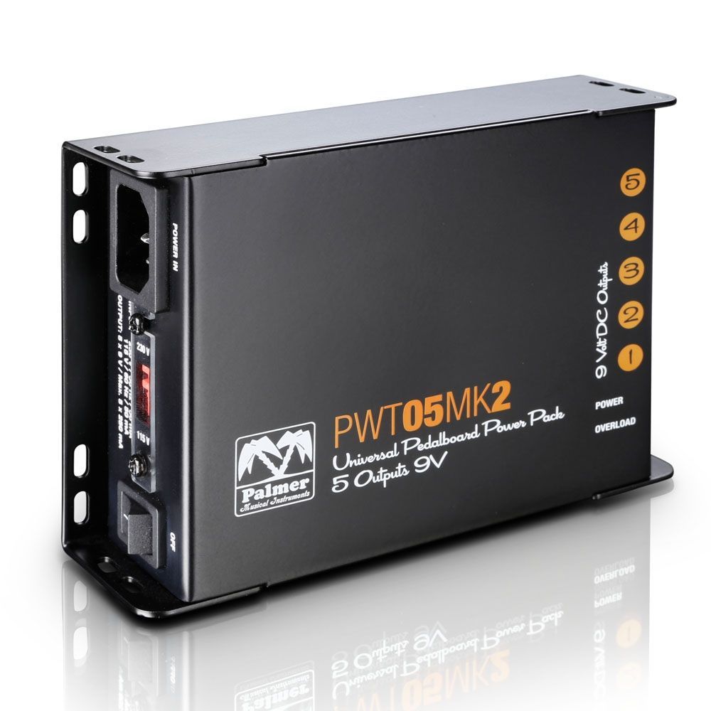 Palmer PWT 05 MK2 Universal Pedalboard Netzteil  5x 9 Volt incl. Kabelset_00035095_