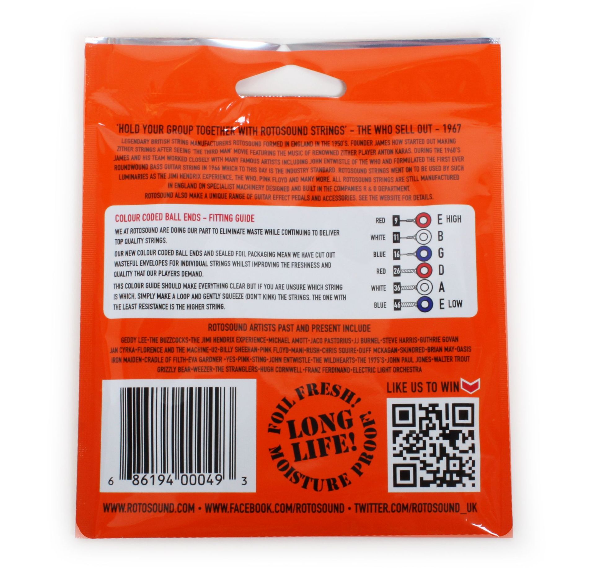 Rotosound RH9 NICKEL HYBRID 9 11 16 26 36 46_00041266_