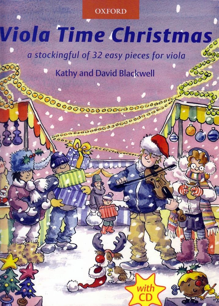 Noten Viola time christmas Bratsche Weihnachtslieder incl. Akkorde Oxford 