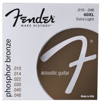 Fender 60 XL Phosphor Bronze  Westerngitarrensaiten 10-48 