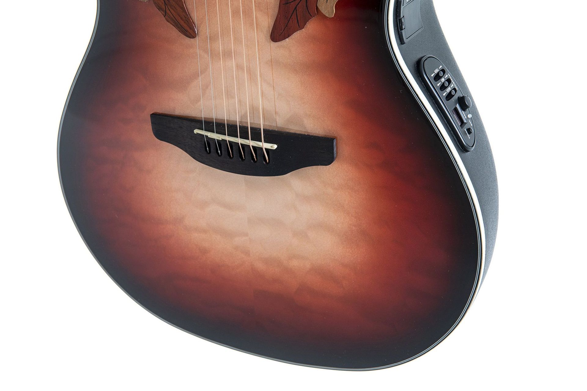 Ovation Celibrity Elite Plus CE44LX-1R-G Rubyburst Lefthand